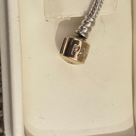 Pandora Moments Snake Chain Bracelet and Charms - Picture 4 of 12